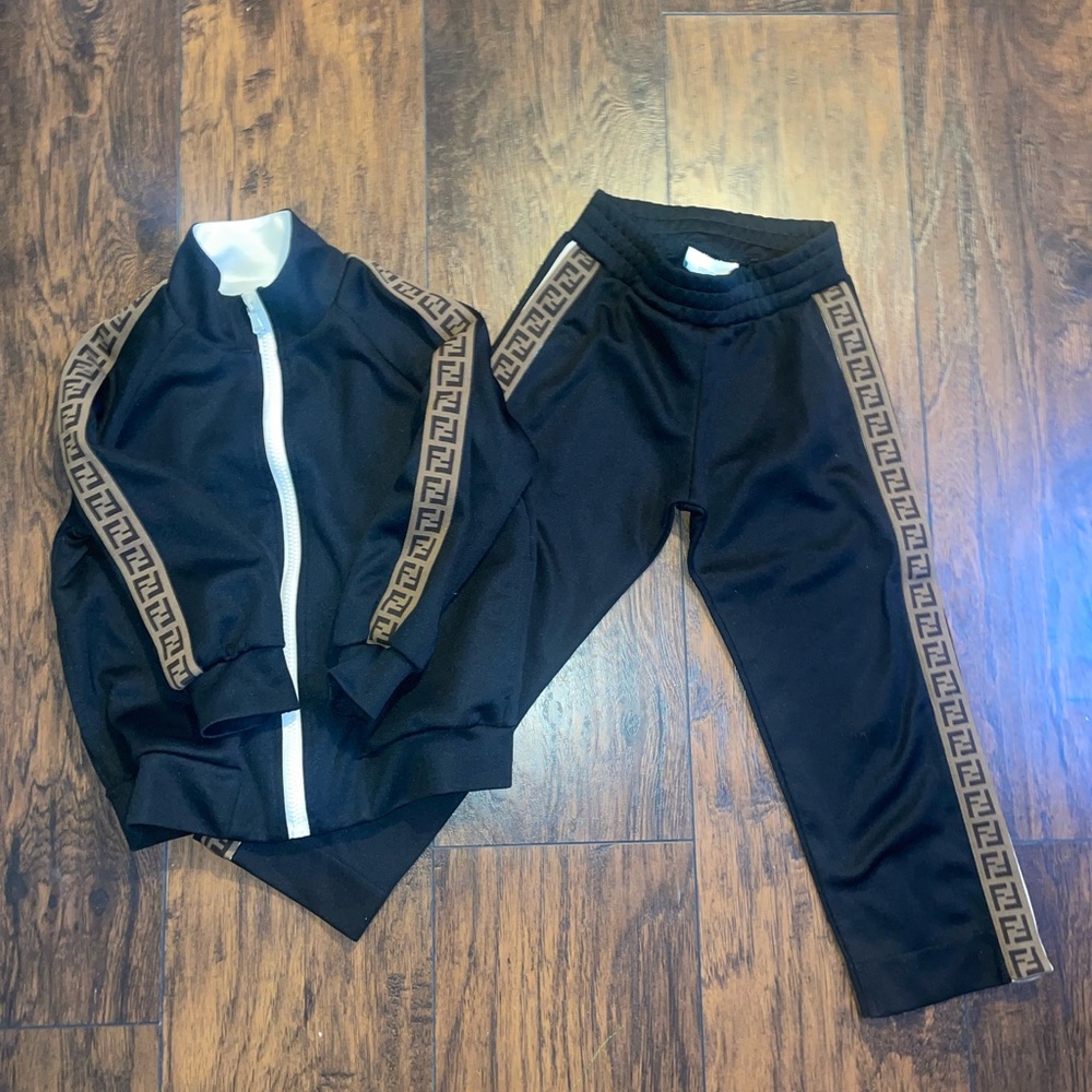 Fendi Strip Track suit